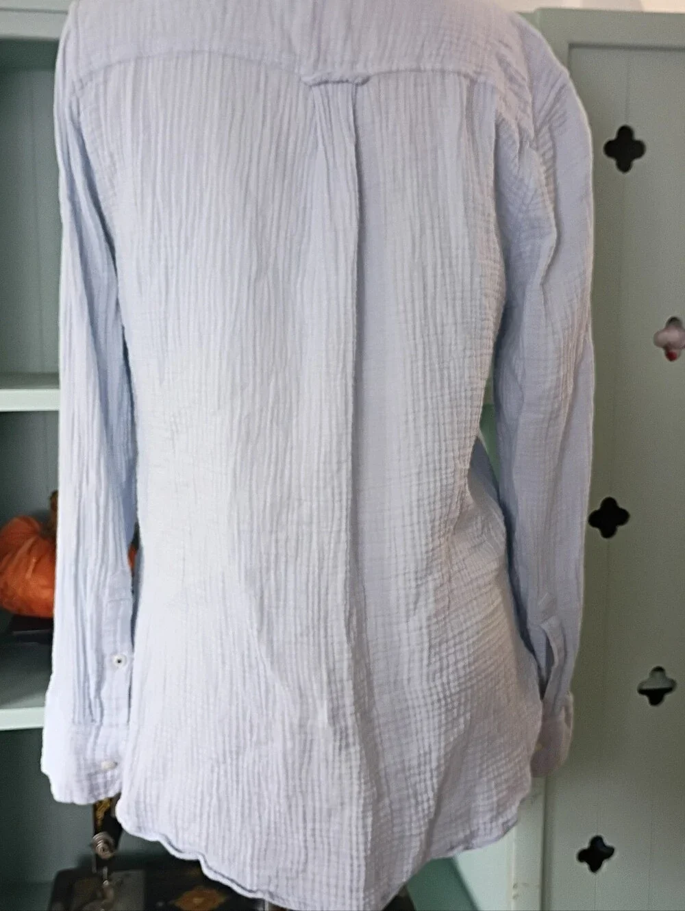 Women's Cotton Double Gauze Button Down Shirt